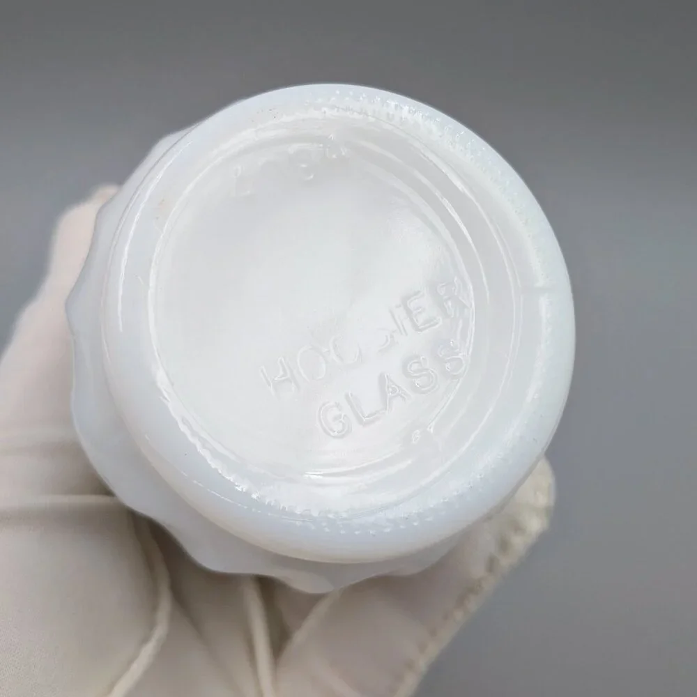 Set of 3 Vintage White Milk Glass Bud Vases - 9" Shabby Chic Floral Decor - Picture 5 of 10